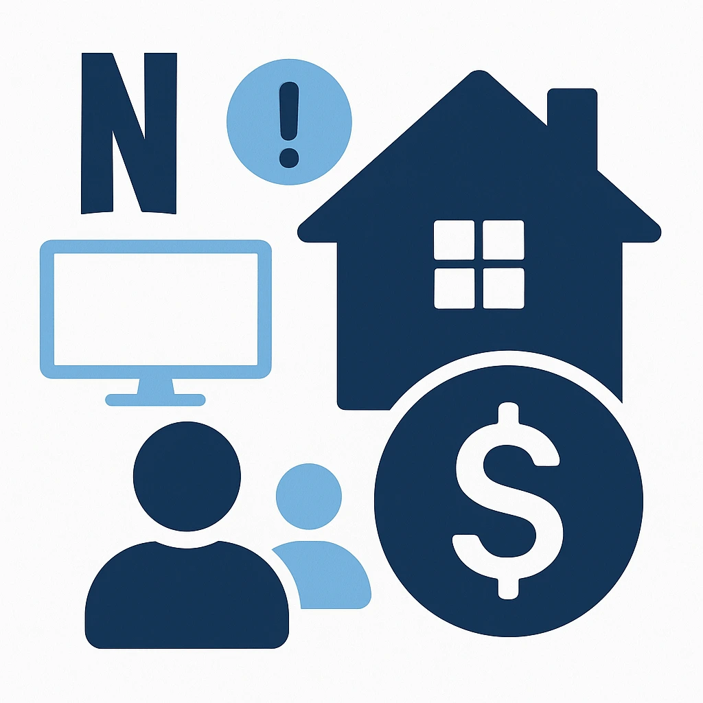 Abstract icons showing Ontario landlord reality