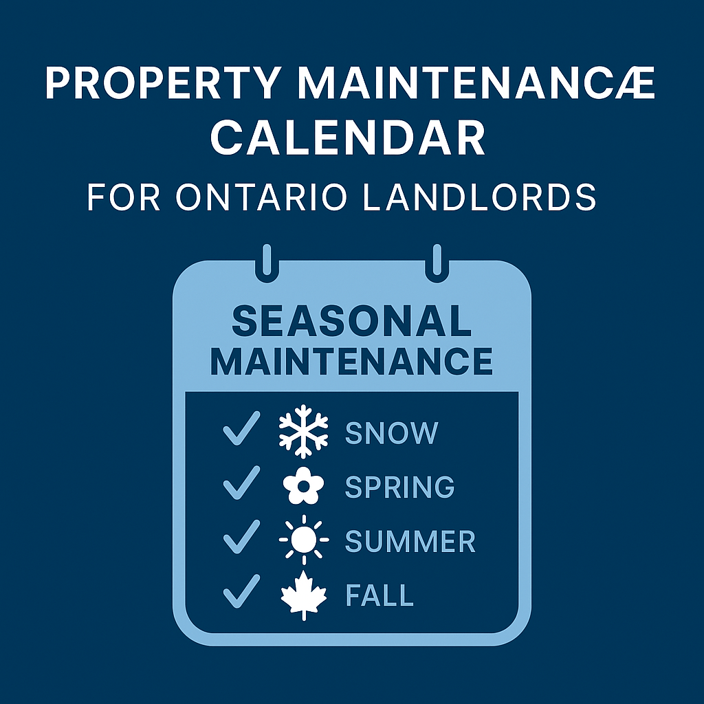 Seasonal Property Maintenance Tips for Ontario Landlords